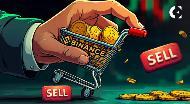Масштабные продажи криптовалют на Binance спровоцировали спекуляции: тайная выплата штрафа Министерству юстиции в размере 4,3 млрд долларов?