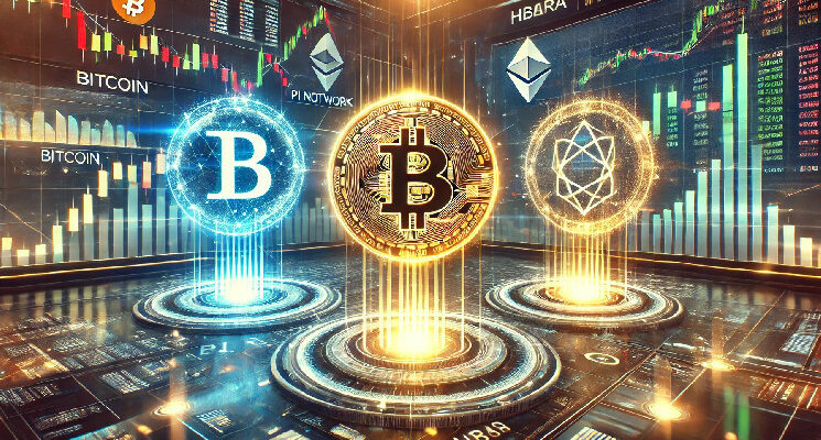 Биткойн, Pi Network, Hedera — ключевые криптовалюты, за которыми стоит следить на этой неделе